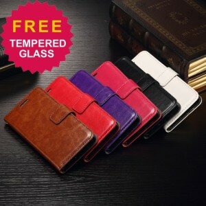 Leather Diary Case Sony Xperia Z5 Compact Flipcover (Kode: XY026)